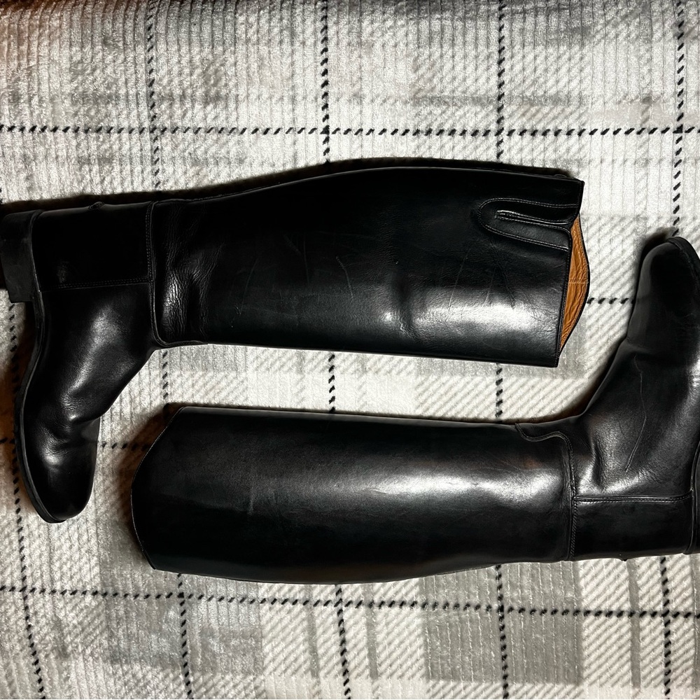 Ariat over the calf high Black Leather Boots